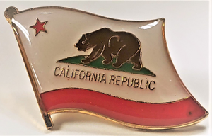 California Republic Flag Pin