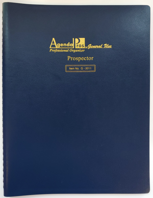 Agenda Pros, Prospector, Non-Dated Planner (G-2011), 8.5"x11", Wirebound
