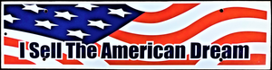 Rider, PVC, 6" x 24", American Flag