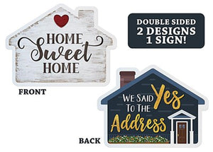 Double Sided House Sign