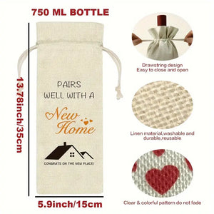 Housewarming Wine Gift Bag