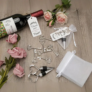 Wine Bottle Stoppers & Key Bottle Openers