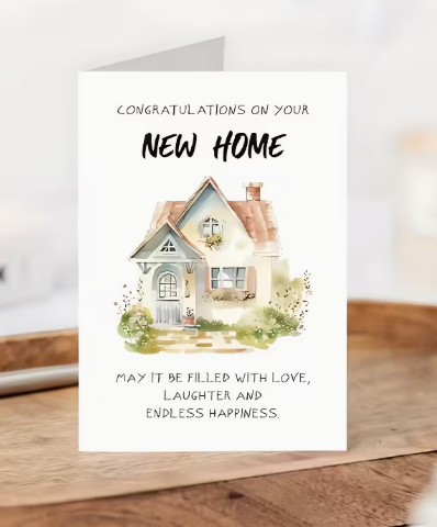 Congrats New Home Blank Card