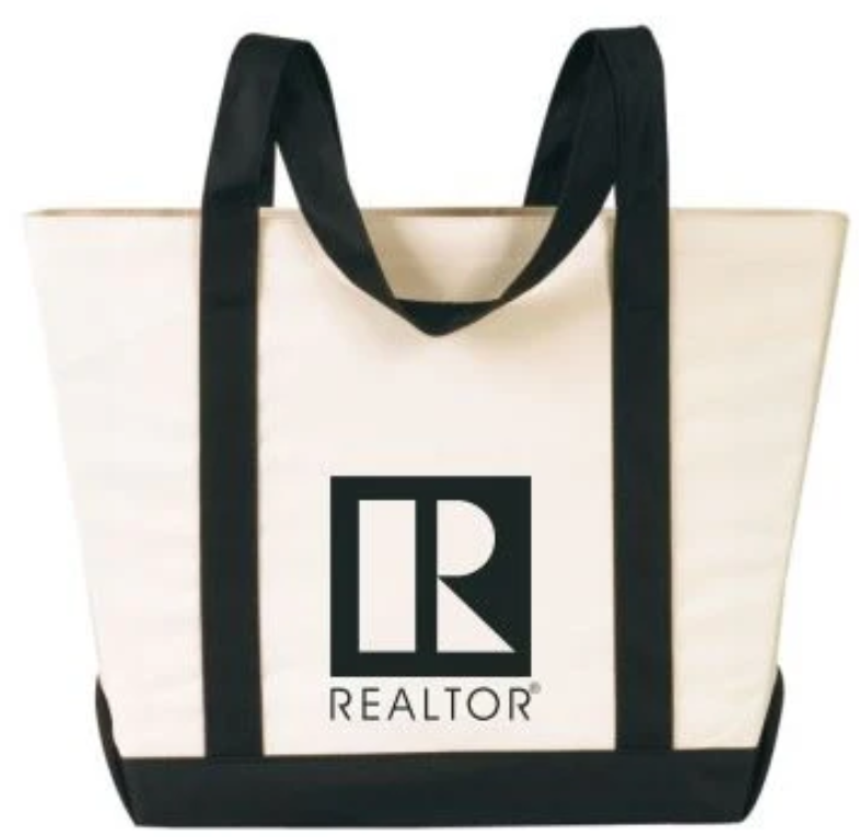 Realtor Two-Tone Bag w/ Shoulder Handles