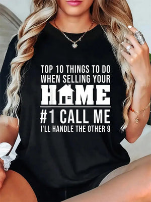 Real Estate Graphic T-Shirt