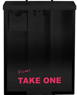 Flyer Box, Message Center With One Business Card Holder Inside