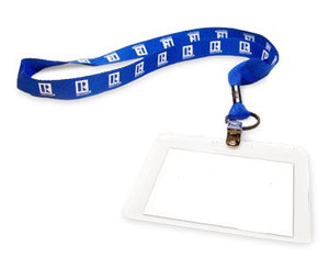 Badge Holder - Plastic with Logo on strap