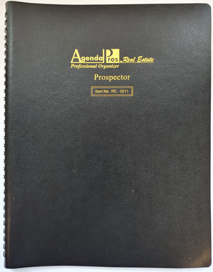 Agenda Pros, Prospector, Non-Dated Planner (RE-2011), 8.5"x11", Wirebound