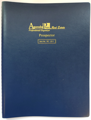 Agenda Pros, Prospector, Non-Dated Planner (RE-2011), 8.5"x11", Wirebound