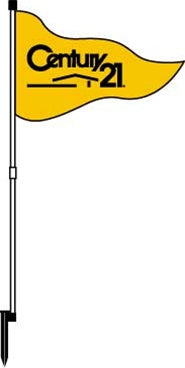Flag w/ Flagpole, Company Logo, Close Out