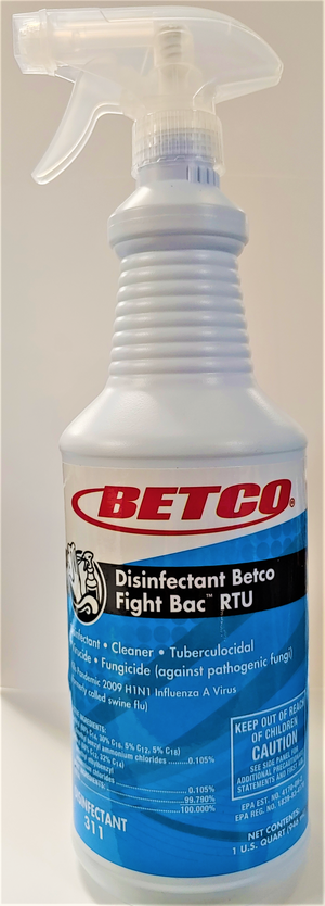 Betco Disinfectant FightBac RTU Spray