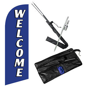 Feather Flag Kit with Stake & Carrying Case