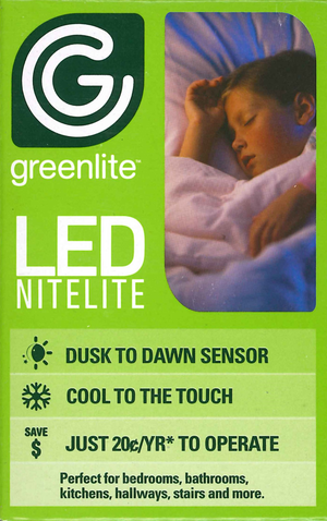 LED Nitelite with Dusk To Dawn Sensor