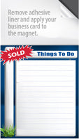Short Magnetic Notepad
