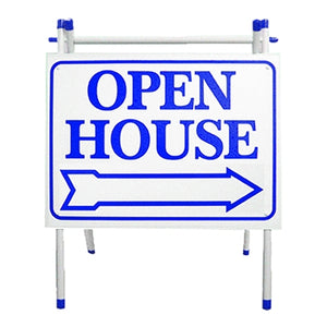 A-Frame, 18"x24" PVC Frame with PVC Sign - OPEN HOUSE
