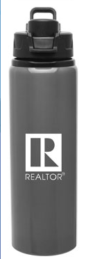 28oz Aluminum Water Bottle With Carrying Handle