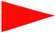 Pennant Flag, Solid Color
